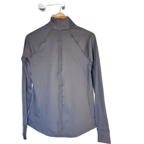 Under Armour Athletic Jacket Womens Large Black Zip Up Yoga Running Long Sleeve - Picture 3 of 5